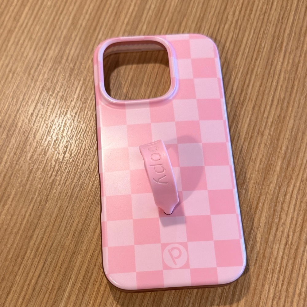 iPhone 16 Pro Loopy right handed Checkered Phone Case
